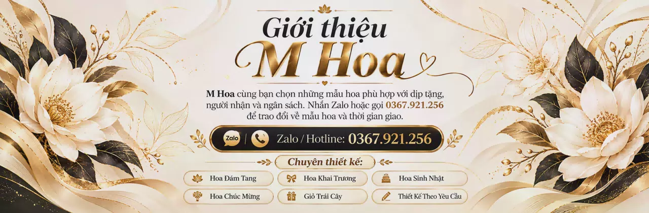 Ảnh bìa Shop hoa tươi Xã Định Mỹ An Giang - Để lời nhắn thêm dịu dàng